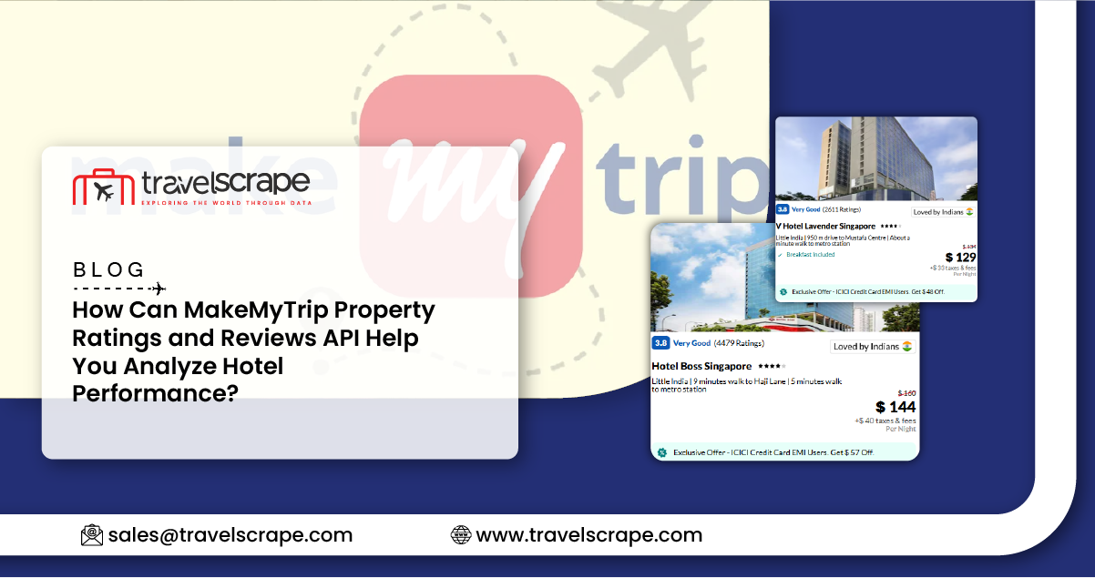 MakeMyTrip Property Ratings and Reviews API for Hotel Performance
